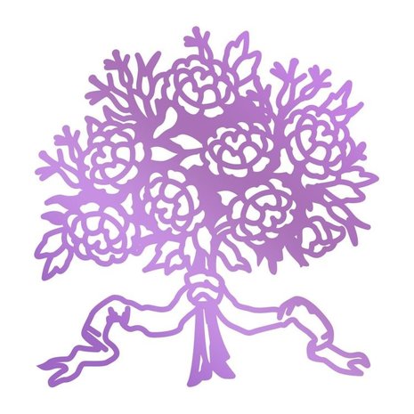 Couture Creations Butterfly Garden Garden Bouquet Hot Foil Stamp (CO726568) Couture Creations Butterfly Garden Garden Bouquet Hot Foil Stamp (CO726568)