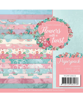 Yvonne Creations Flowers with a Twist 6x6 Inch Paper Pack (YCPP10022)