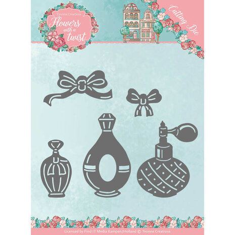 Yvonne Creations Flowers with a Twist Perfume Cutting Die (YCD10165) Yvonne Creations Flowers with a Twist Perfume Cutting Die (YCD10165)