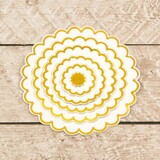 Couture Creations Nesting Scalloped Circles Cut, Foil & Emboss Die (CO726451)