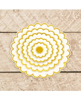 Couture Creations Nesting Scalloped Circles Cut, Foil & Emboss Die (CO726451) Couture Creations Nesting Scalloped Circles Cut, Foil & Emboss Die (CO726451)