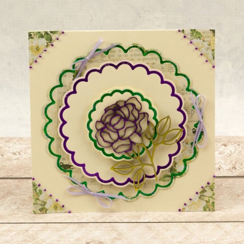 Couture Creations Nesting Scalloped Circles Cut, Foil & Emboss Die (CO726451) Couture Creations Nesting Scalloped Circles Cut, Foil & Emboss Die (CO726451)