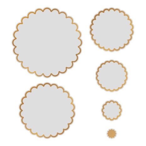 Couture Creations Nesting Scalloped Circles Cut, Foil & Emboss Die (CO726451) Couture Creations Nesting Scalloped Circles Cut, Foil & Emboss Die (CO726451)