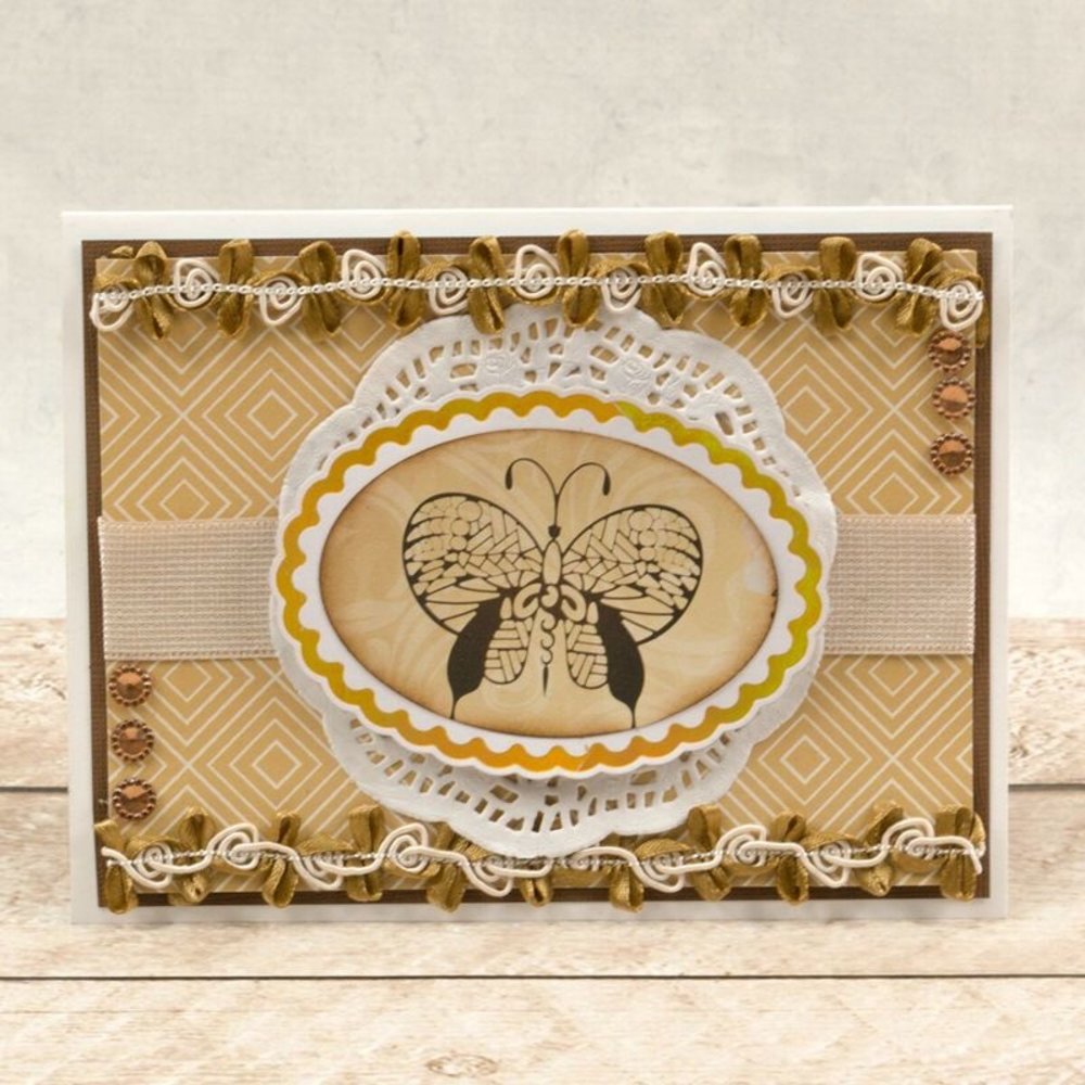 Couture Creations Nesting Scalloped Ovals Cut, Foil & Emboss Die (CO726455) Couture Creations Nesting Scalloped Ovals Cut, Foil & Emboss Die (CO726455)