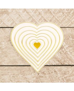 Couture Creations Nesting Hearts Cut, Foil & Emboss Die (CO726458) Couture Creations Nesting Hearts Cut, Foil & Emboss Die (CO726458)