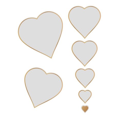 Couture Creations Nesting Hearts Cut, Foil & Emboss Die (CO726458) Couture Creations Nesting Hearts Cut, Foil & Emboss Die (CO726458)