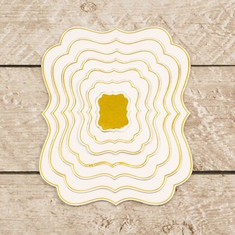 Couture Creations Nesting Bracket Frames Cut, Foil & Emboss Die (CO726459) Couture Creations Nesting Bracket Frames Cut, Foil & Emboss Die (CO726459)