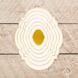 Couture Creations Nesting Inset Oval Frames Cut, Foil & Emboss Die (CO726460)