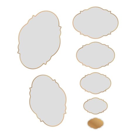 Couture Creations Nesting Inset Oval Frames Cut, Foil & Emboss Die (CO726460) Couture Creations Nesting Inset Oval Frames Cut, Foil & Emboss Die (CO726460)