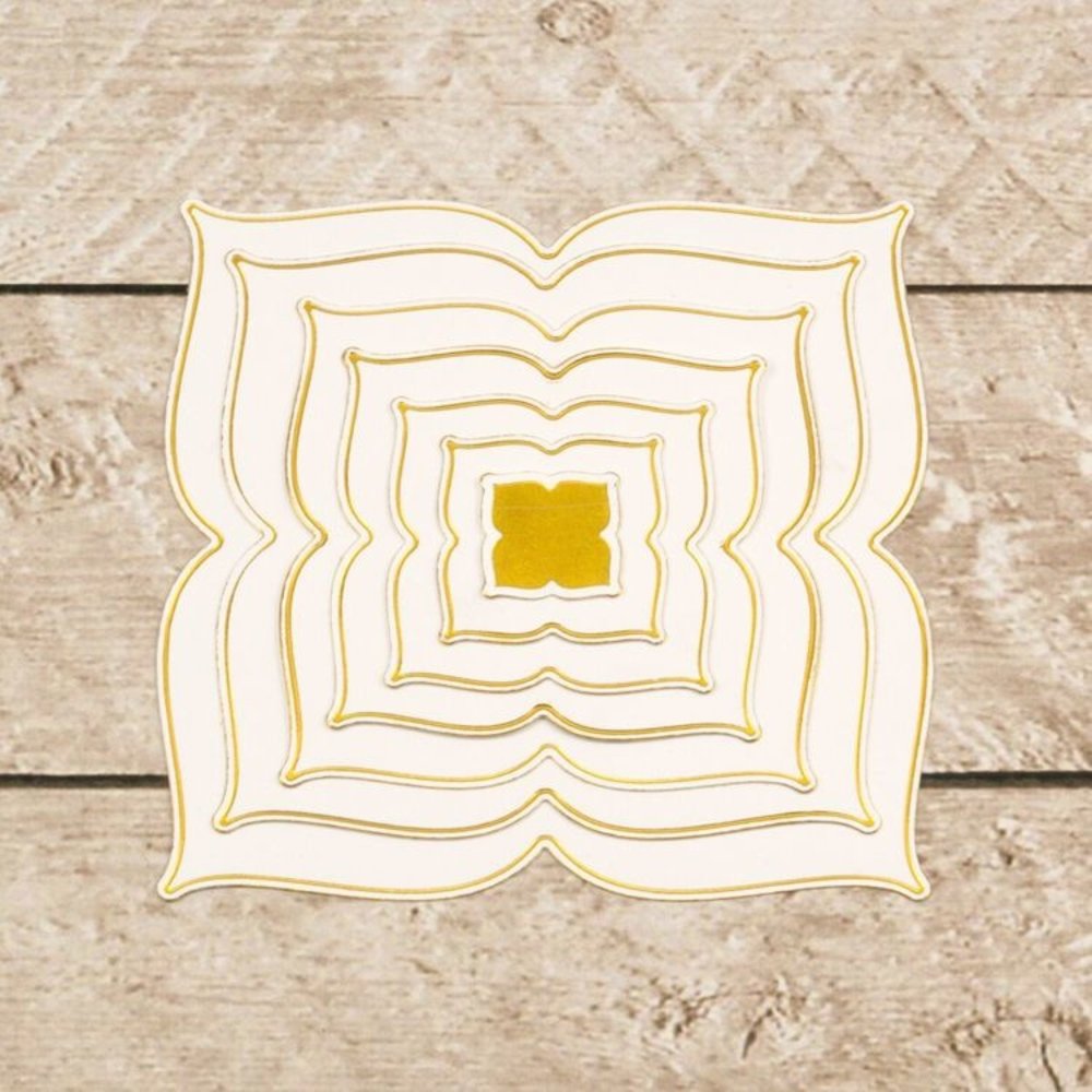 Couture Creations Nesting Floral Frames Cut, Foil & Emboss Die (CO726461)