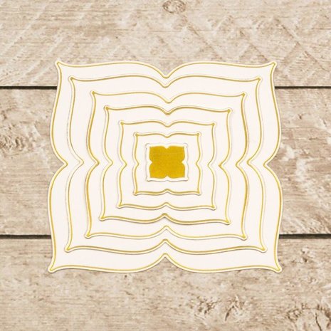 Couture Creations Nesting Floral Frames Cut, Foil & Emboss Die (CO726461)