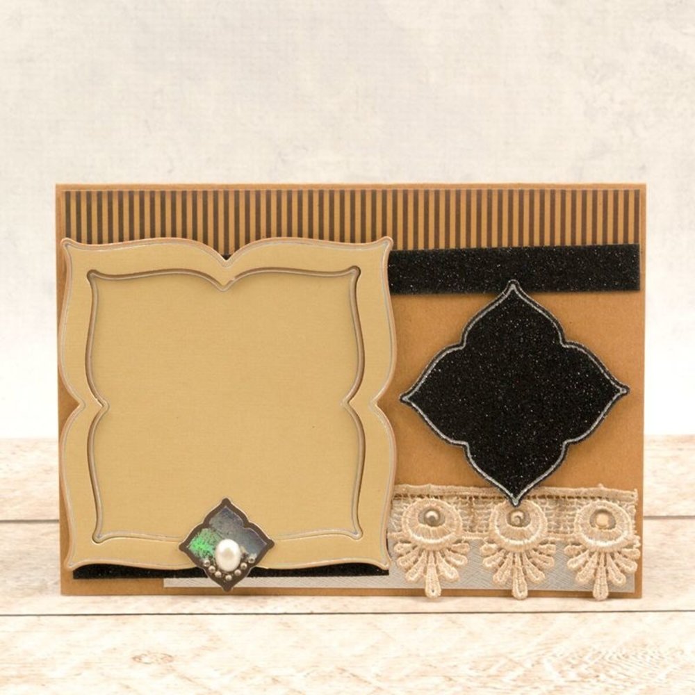 Couture Creations Nesting Floral Frames Cut, Foil & Emboss Die (CO726461)