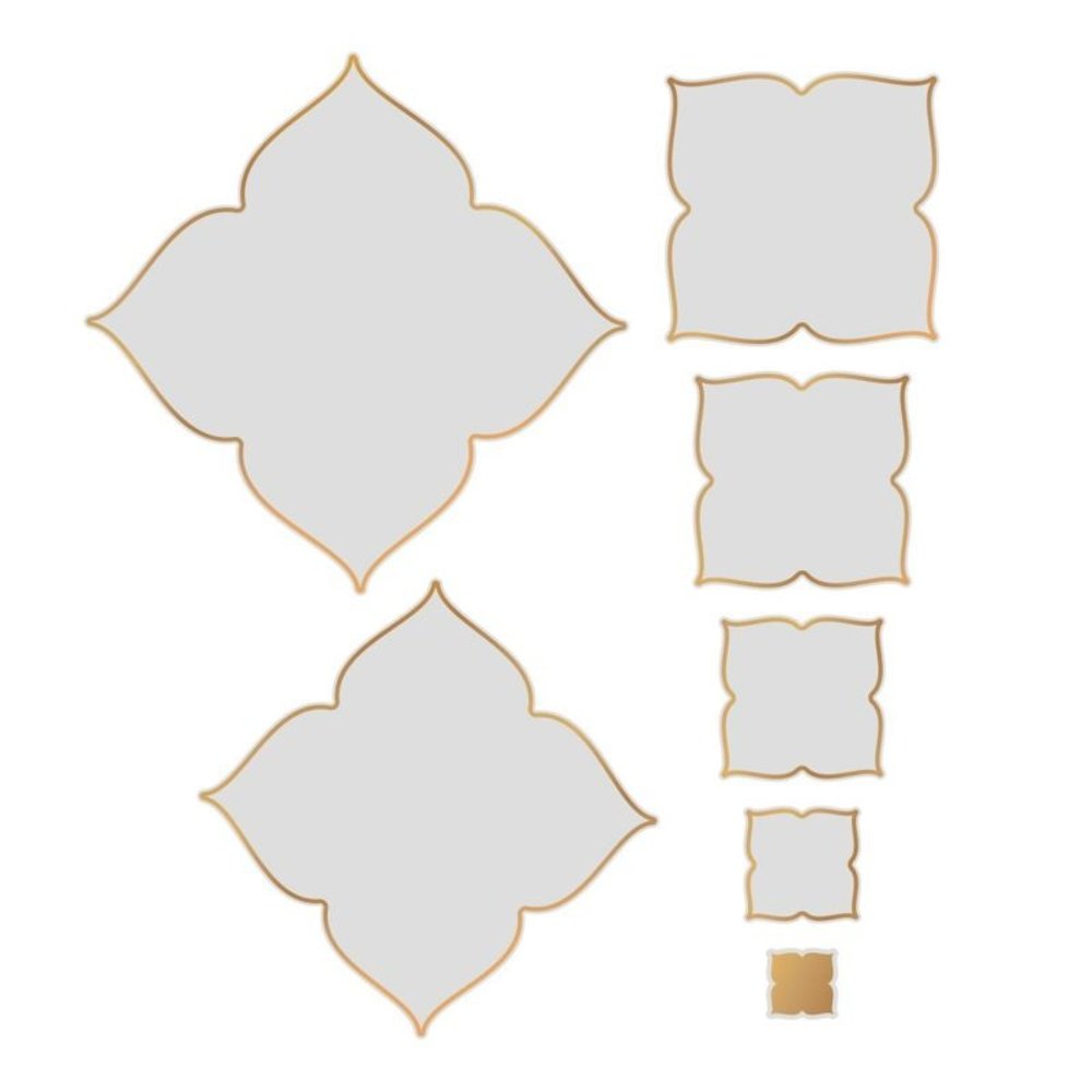 Couture Creations Nesting Floral Frames Cut, Foil & Emboss Die (CO726461)