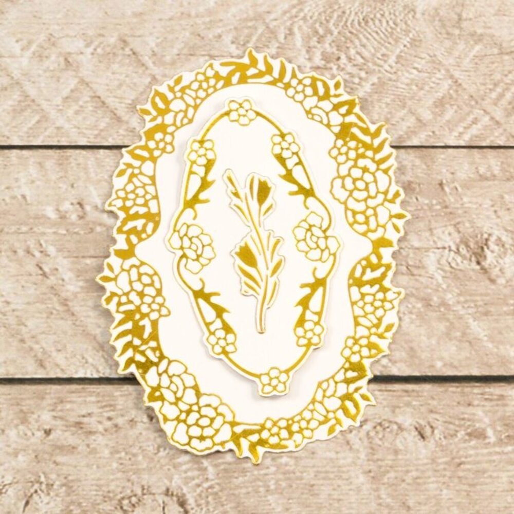 Couture Creations Nesting Rose Vine Frames Cut, Foil & Emboss Die (CO726462) Couture Creations Nesting Rose Vine Frames Cut, Foil & Emboss Die (CO726462)