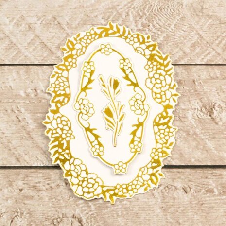 Couture Creations Nesting Rose Vine Frames Cut, Foil & Emboss Die (CO726462) Couture Creations Nesting Rose Vine Frames Cut, Foil & Emboss Die (CO726462)