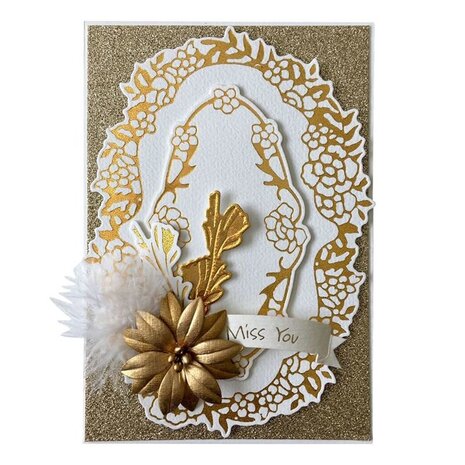 Couture Creations Nesting Rose Vine Frames Cut, Foil & Emboss Die (CO726462) Couture Creations Nesting Rose Vine Frames Cut, Foil & Emboss Die (CO726462)