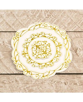 Couture Creations Nesting Circular Flourished Frames Cut, Foil & Emboss Die (CO726463) Couture Creations Nesting Circular Flourished Frames Cut, Foil & Emboss Die (CO726463)