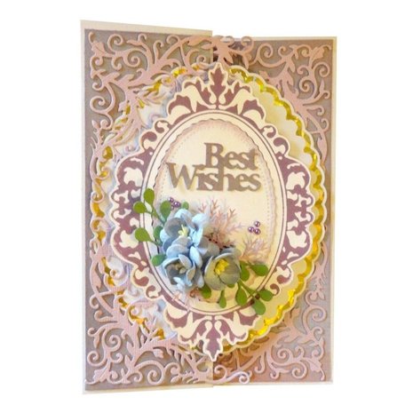 Couture Creations Nesting Chandelier Frames Cut, Foil & Emboss Die (CO726464) Couture Creations Nesting Chandelier Frames Cut, Foil & Emboss Die (CO726464)