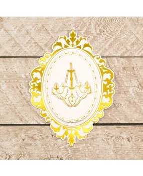 Couture Creations Nesting Chandelier Frames Cut, Foil & Emboss Die (CO726464) Couture Creations Nesting Chandelier Frames Cut, Foil & Emboss Die (CO726464)