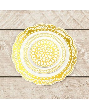 Couture Creations Nesting Lacey Frames Cut, Foil & Emboss Die (CO726465) Couture Creations Nesting Lacey Frames Cut, Foil & Emboss Die (CO726465)