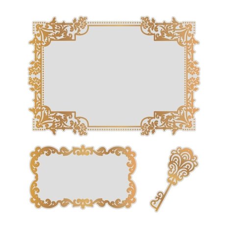 Couture Creations Nesting Treasured Frames Cut, Foil & Emboss Die (CO726468) Couture Creations Nesting Treasured Frames Cut, Foil & Emboss Die (CO726468)