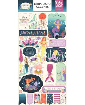 Echo Park Mermaid Dreams 6x13 Inch Chipboard Accents (MDR175021) Echo Park Mermaid Dreams 6x13 Inch Chipboard Accents (MDR175021)