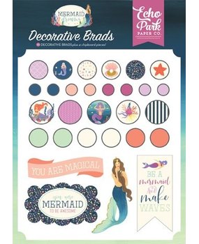 Echo Park Mermaid Dreams Decorative Brads (MDR175020) Echo Park Mermaid Dreams Decorative Brads (MDR175020)