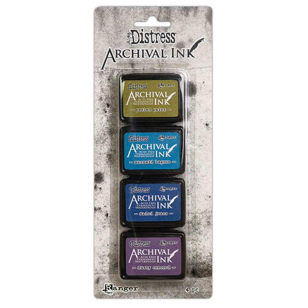 Ranger Tim Holtz Distress Archival Mini Ink Pad Kit #2 (AITK64862) Ranger Tim Holtz Distress Archival Mini Ink Pad Kit #2 (AITK64862)