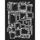 Stamperia Mixed Media Stencil Steampunk (KSAT03)