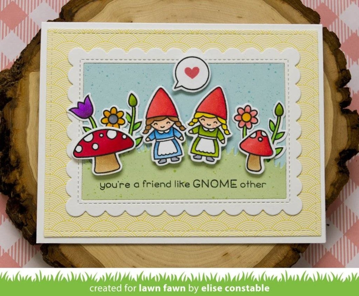 Lawn Fawn Oh Gnome! Clear Stamps (LF1880) Lawn Fawn Oh Gnome! Clear Stamps (LF1880)