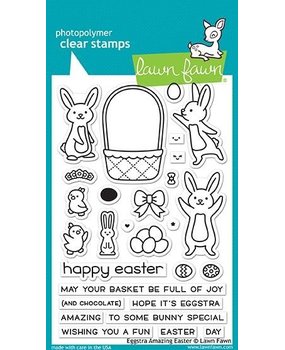 Lawn Fawn Eggstra Amazing Easter Clear Stamps (LF1884)