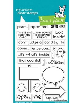 Lawn Fawn Open Me Clear Stamps (LF1894)