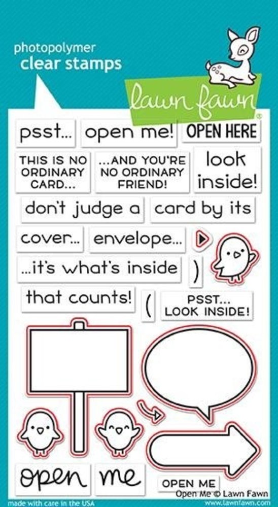 Lawn Fawn Open Me Clear Stamps (LF1894) Lawn Fawn Open Me Clear Stamps (LF1894)