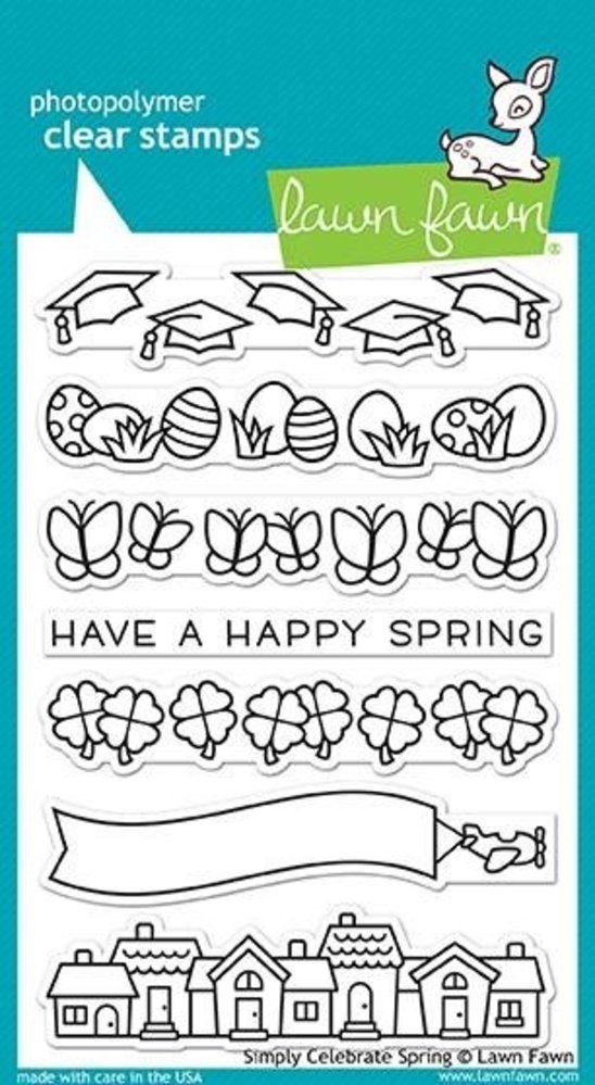 Lawn Fawn Simply Celebrate Spring Clear Stamps (LF1896) Lawn Fawn Simply Celebrate Spring Clear Stamps (LF1896)