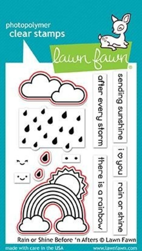 Lawn Fawn Rain or Shine Before 'n Afters Clear Stamps (LF1888) Lawn Fawn Rain or Shine Before 'n Afters Clear Stamps (LF1888)