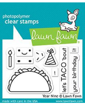 Lawn Fawn Year Nine Clear Stamps (LF1901)