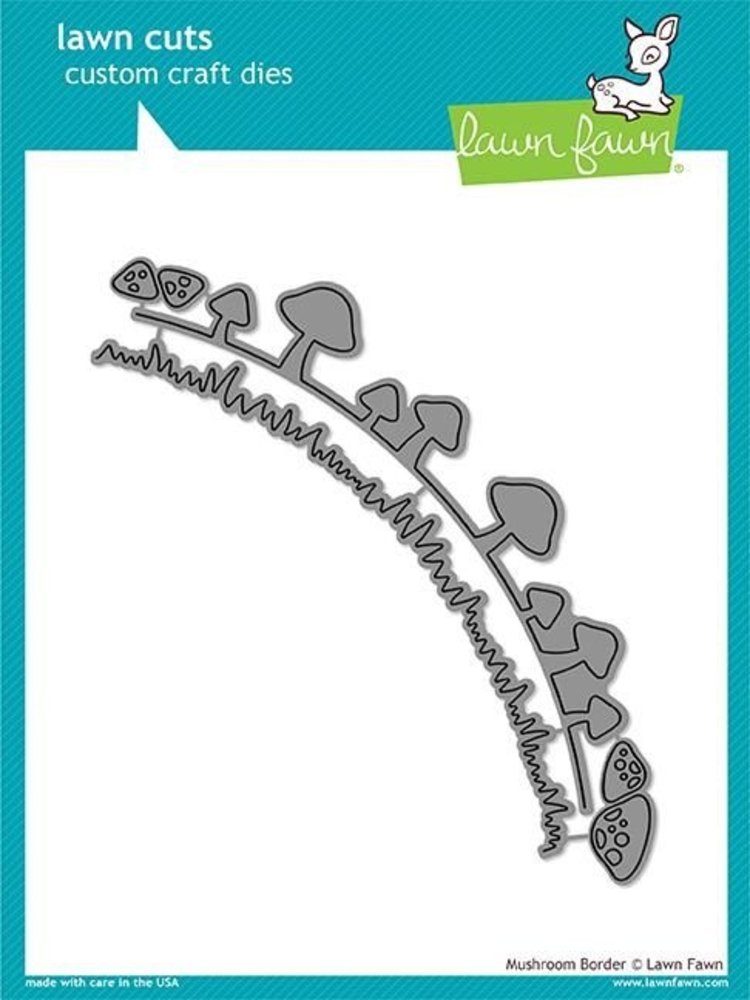 Lawn Fawn Mushroom Border Dies (LF1919)