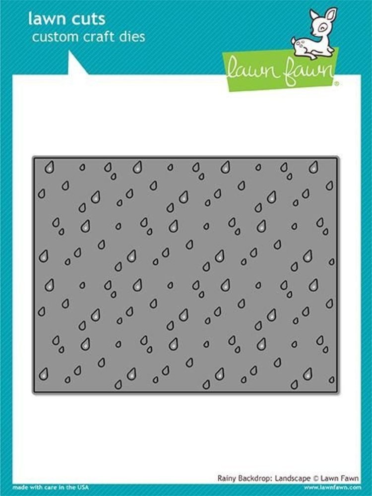 Lawn Fawn Rainy Backdrop Landscape Die (LF1925) Lawn Fawn Rainy Backdrop Landscape Die (LF1925)