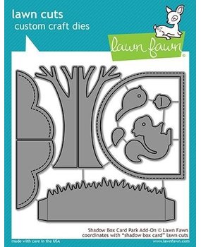 Lawn Fawn Shadow Box Card Park Add-on Dies (LF1907)