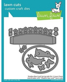 Lawn Fawn Shadow Box Card Spring Add-on Dies (LF1906)