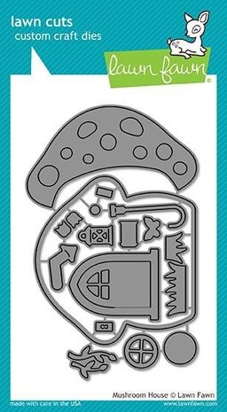 Lawn Fawn Mushroom House Dies (LF1920)