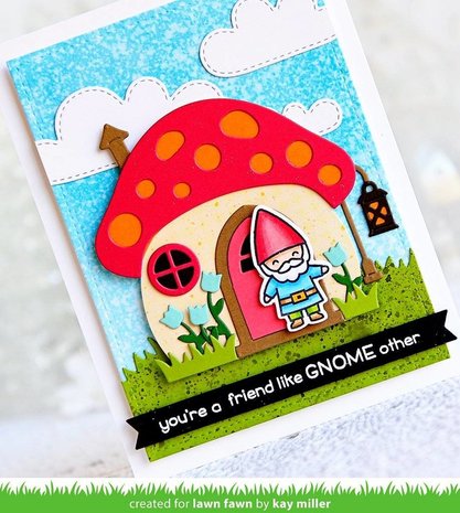 Lawn Fawn Mushroom House Dies (LF1920)