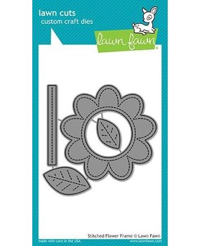 Lawn Fawn Stitched Flower Frame Dies (LF1921)