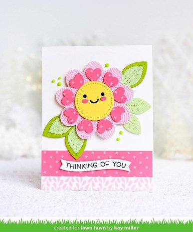 Lawn Fawn Stitched Flower Frame Dies (LF1921)