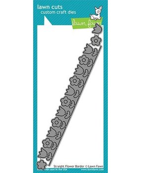 Lawn Fawn Straight Flower Border Dies (LF1918)