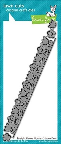 Lawn Fawn Straight Flower Border Dies (LF1918)
