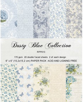 Reprint Dusty Blue 6x6 Inch Collection Pack (RRP013) Reprint Dusty Blue 6x6 Inch Collection Pack (RRP013)