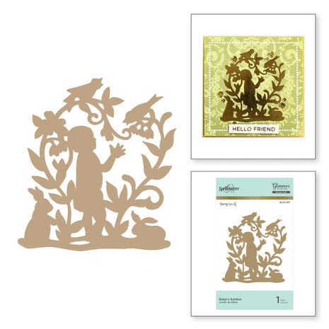 Spellbinders Babys Garden Hot Foil Plate (GLP-107)