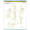 Spellbinders Hey Beautiful! Hot Foil Plate (GLP-109) Spellbinders Hey Beautiful! Hot Foil Plate (GLP-109)