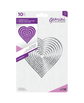 Gemini Torn Edge Heart Papercraft Die (GEM-MD-ELE-TEHE) Gemini Torn Edge Heart Papercraft Die (GEM-MD-ELE-TEHE)